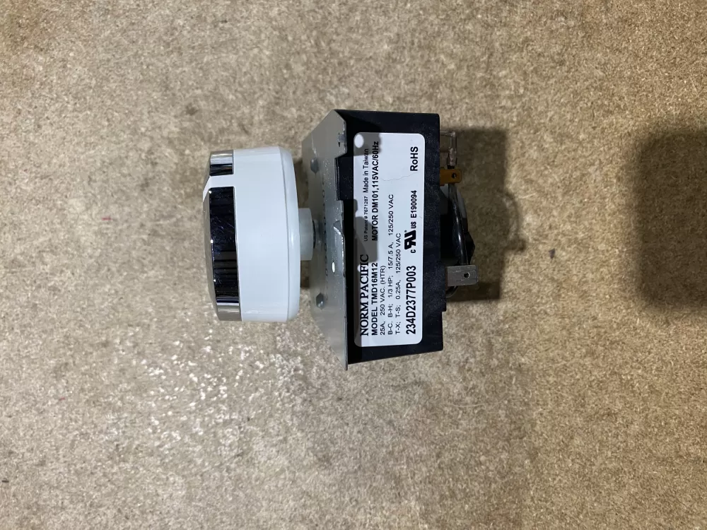 GE TMD16M12 234D2377P003 Dryer Timer