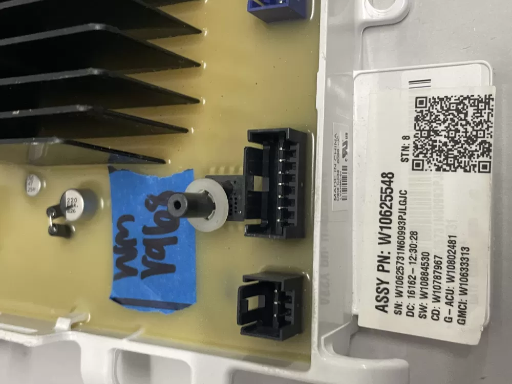 Whirlpool W10625548 W10812418 W11030475 Washer Control Board AZ221671 | Wmv968