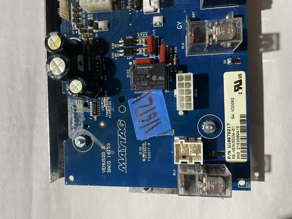 Whirlpool Maytag W10678217 W10678221 Dryer Control Board AZ209147 | KMV612