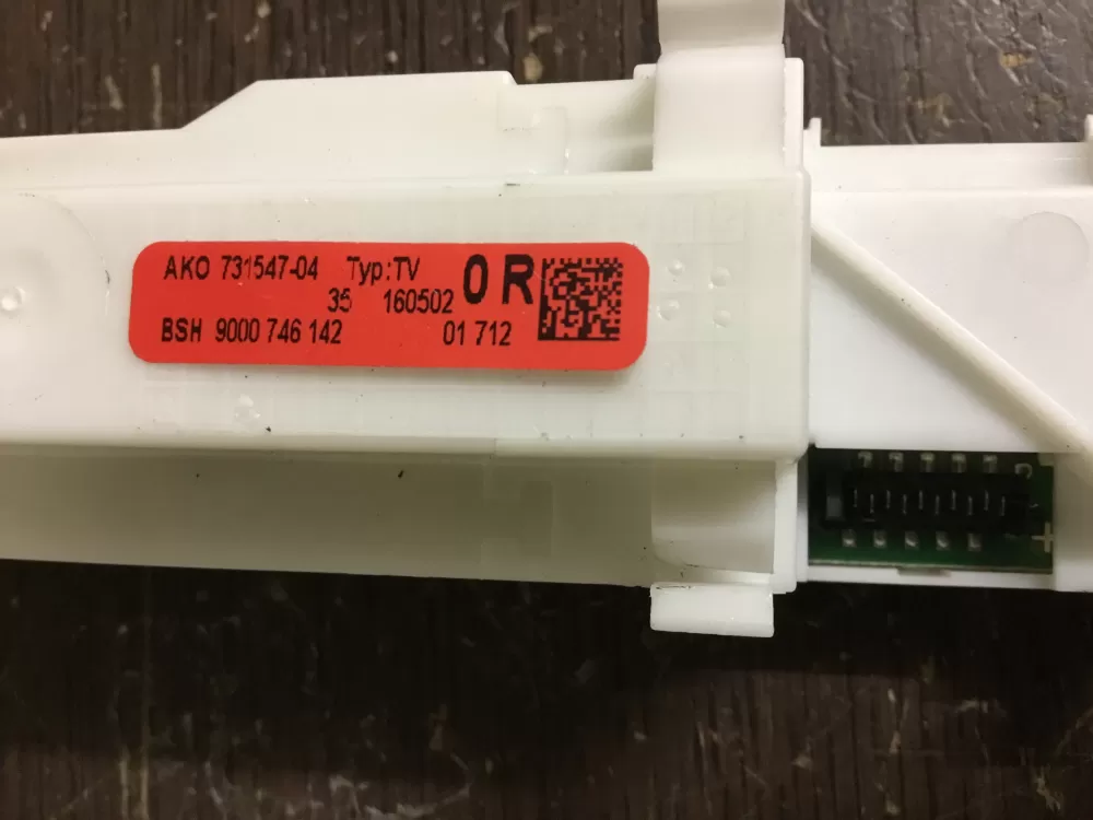 Bosch Washer Control Board 731547-04 9000746142 AZ13351 | NR534