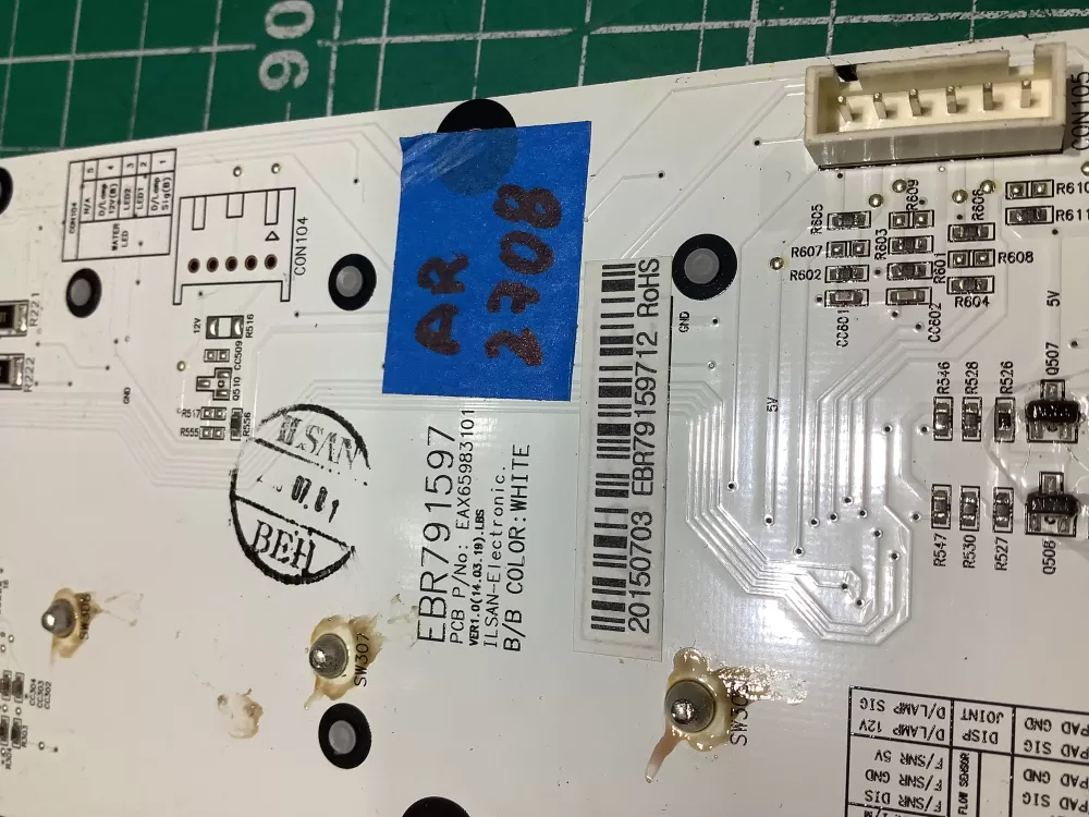 LG EBR79159704 Refrigerator Dispenser Board AZ183683 | AR2708