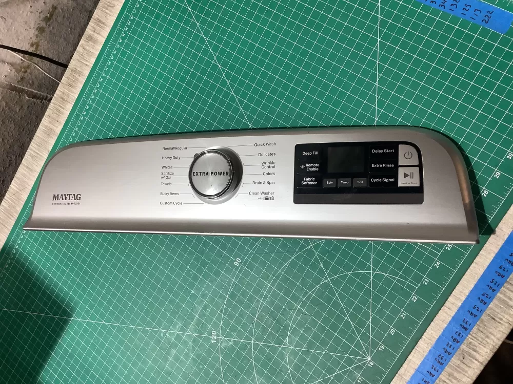 Maytag W11130433 Washer Touchpad Control Panel User Interface