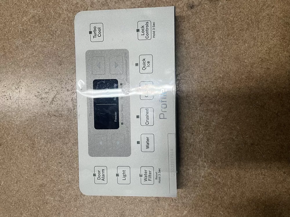 GE WR55X10785 Refrigerator Dispenser Control Board Overlay AZ5385 | KM1649