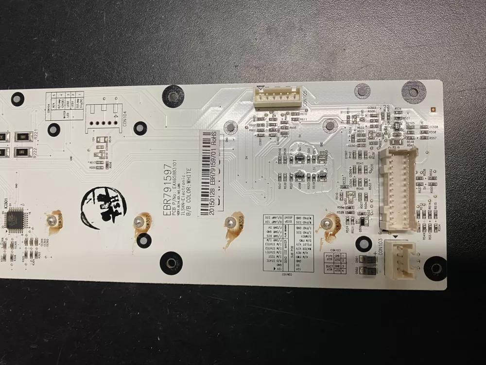 LG EBR79159701 Refrigerator Control Board Dispenser AZ1696 | BK645