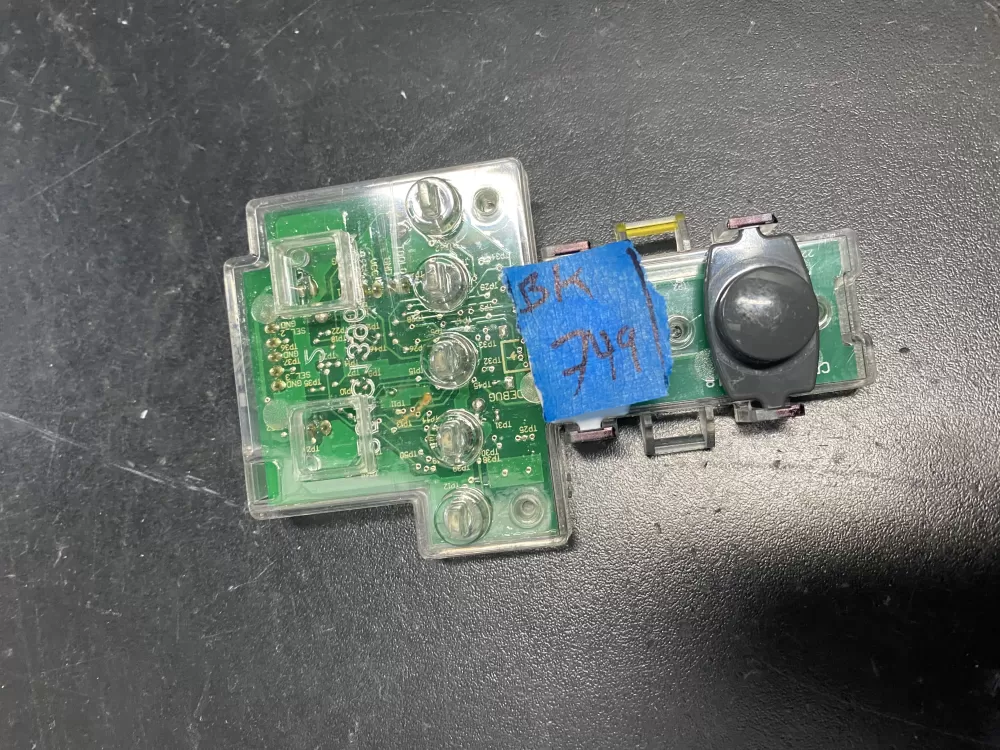 GE 234D2618G001 WE04X27284 Dryer Control Board AZ12832 | BK749