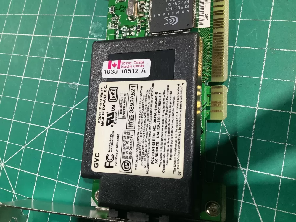 3892A521 Dell PCI 56K Modem Adapter Card