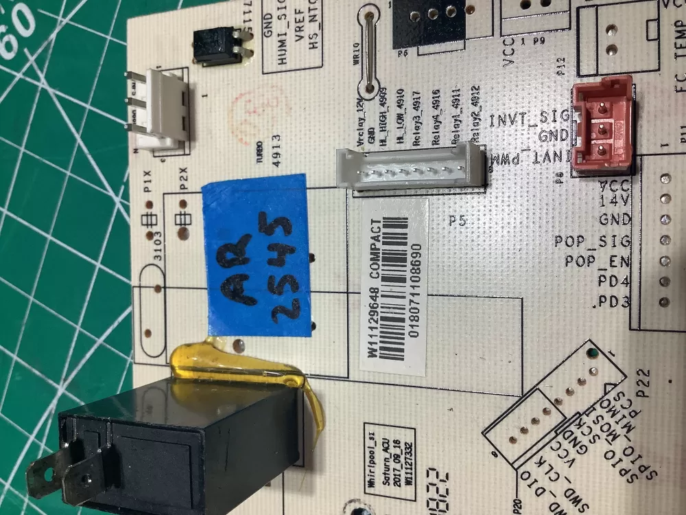 Whirlpool W11206895 W11416373 Microwave Control Board Panel AZ165807 | AR2545
