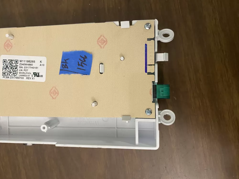 Maytag W11186265 Washer Control Panel W11325573 AZ101355 | BK1566
