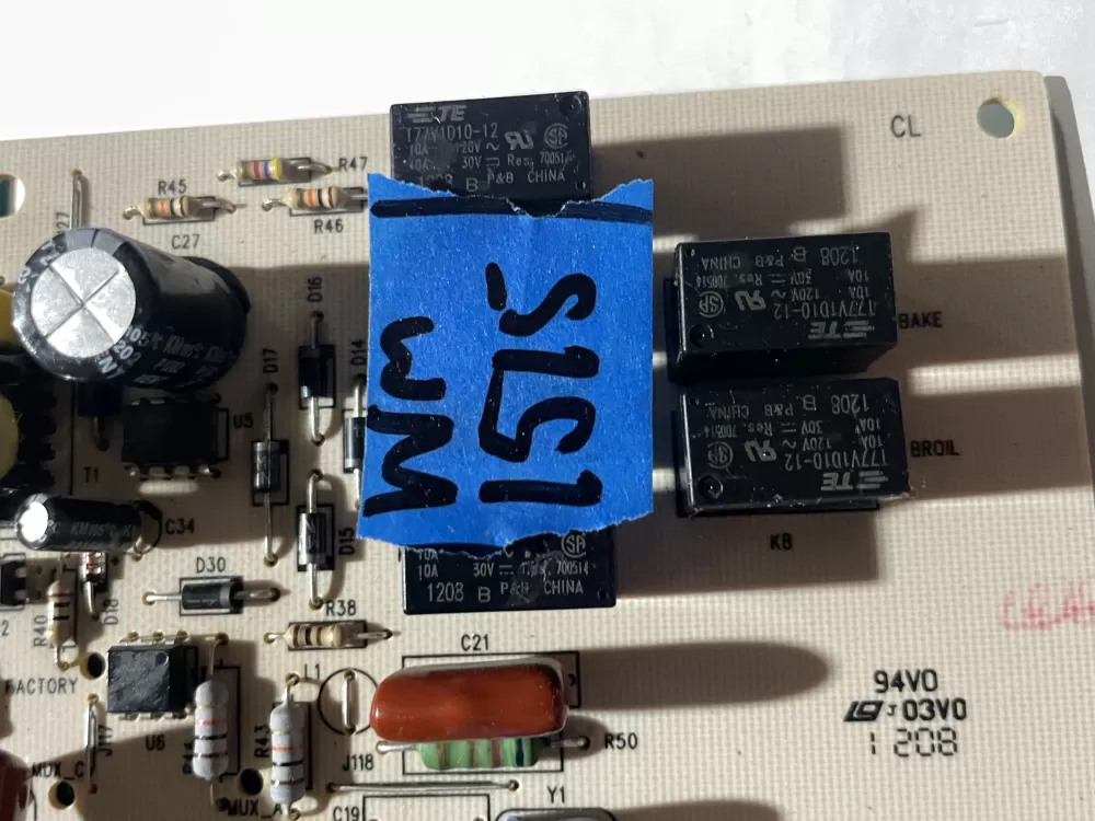 Kenmore SF5331 S7230 Range Control Board Electronic AZ230440 | Wm1515