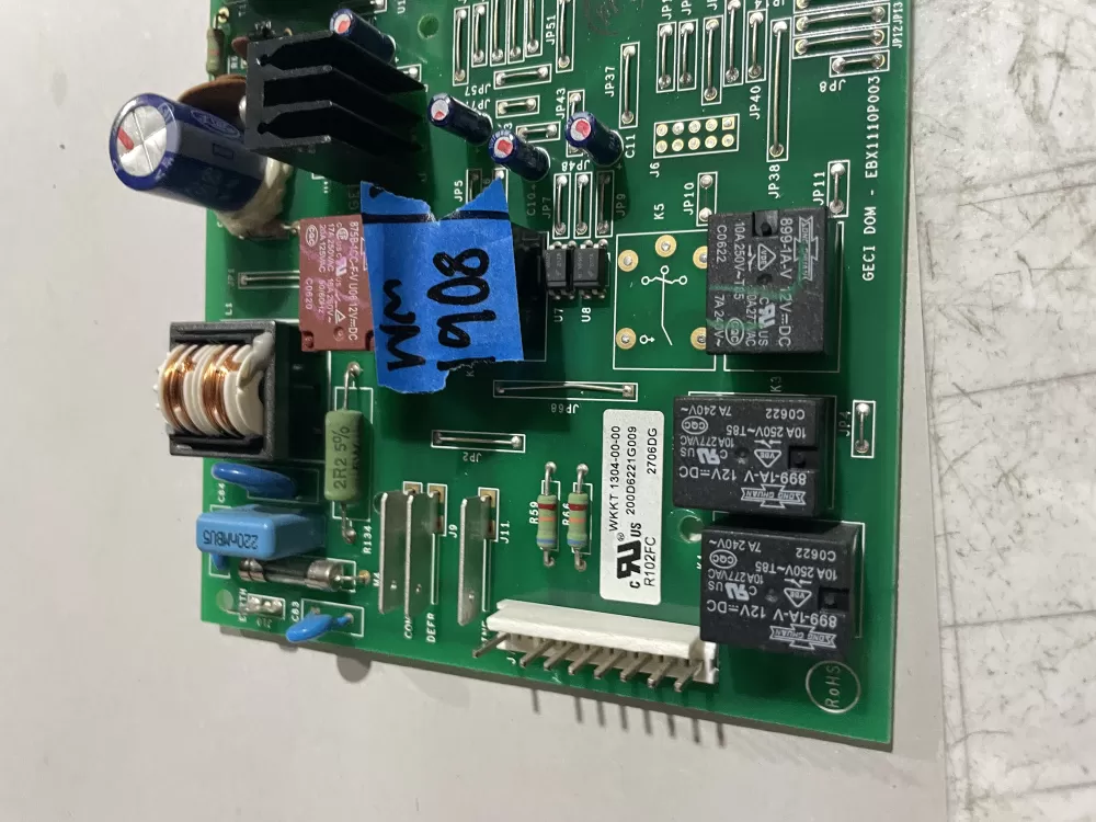 GE 200D6221G009 EBX1110P003 Refrigerator Control Board AZ227776 | Wm1908