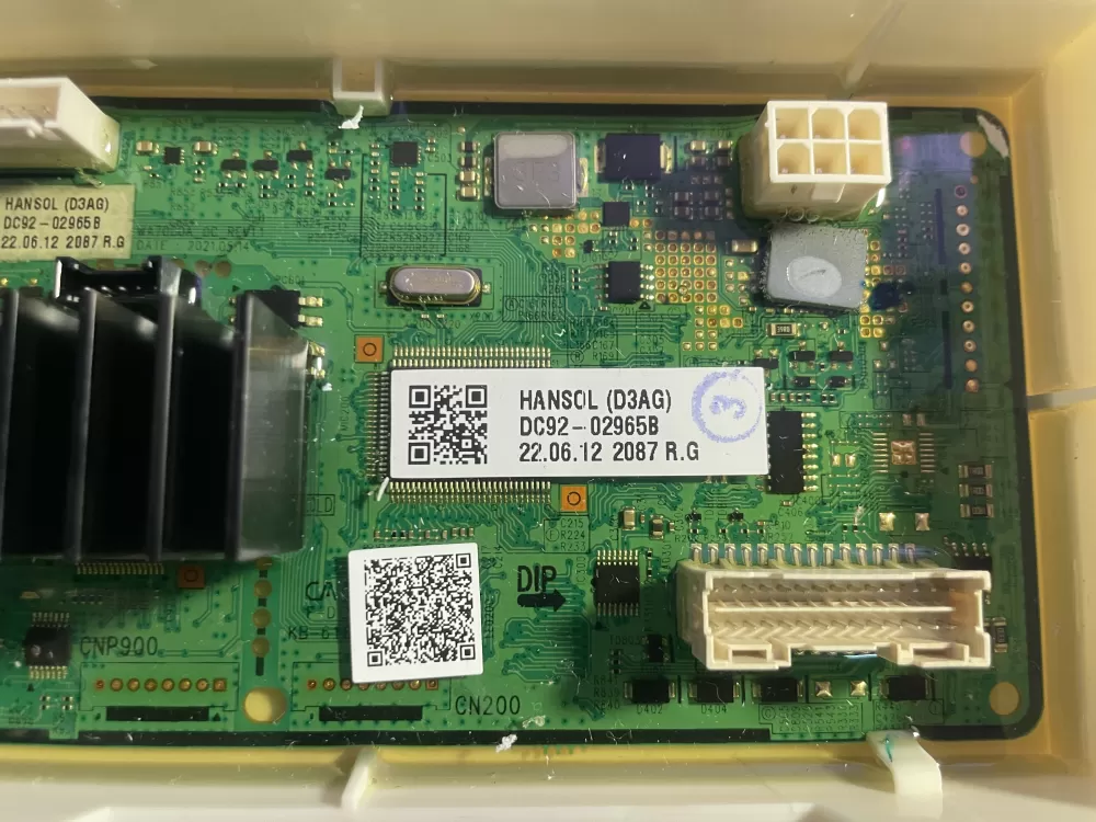 Samsung DC92-02965B Washer Control Board AZ196943 | Wmv890