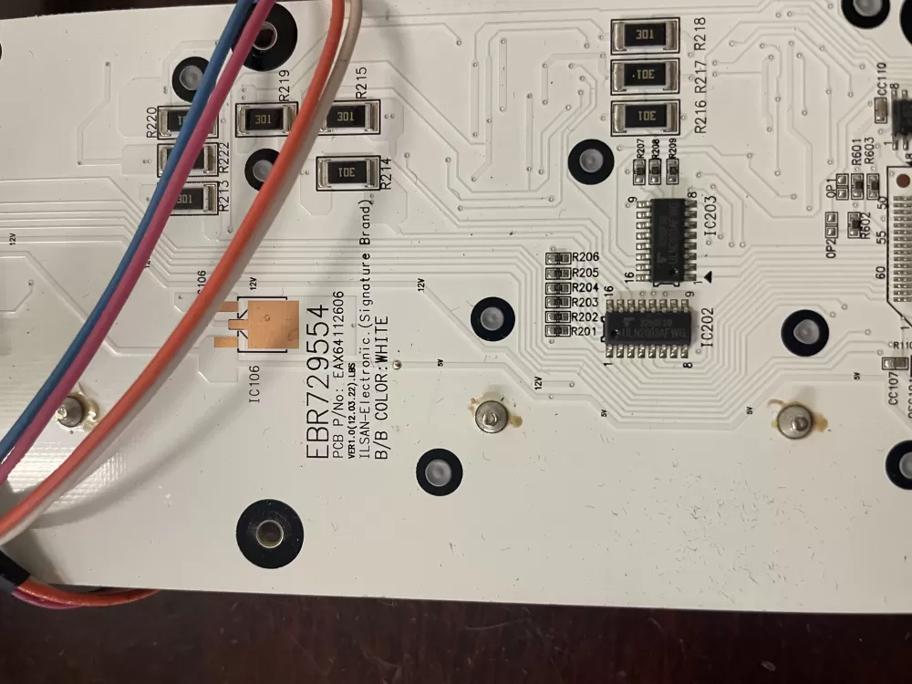 LG EBR72955411 Refrigerator Dispenser Interface Board AZ37643 | KM238