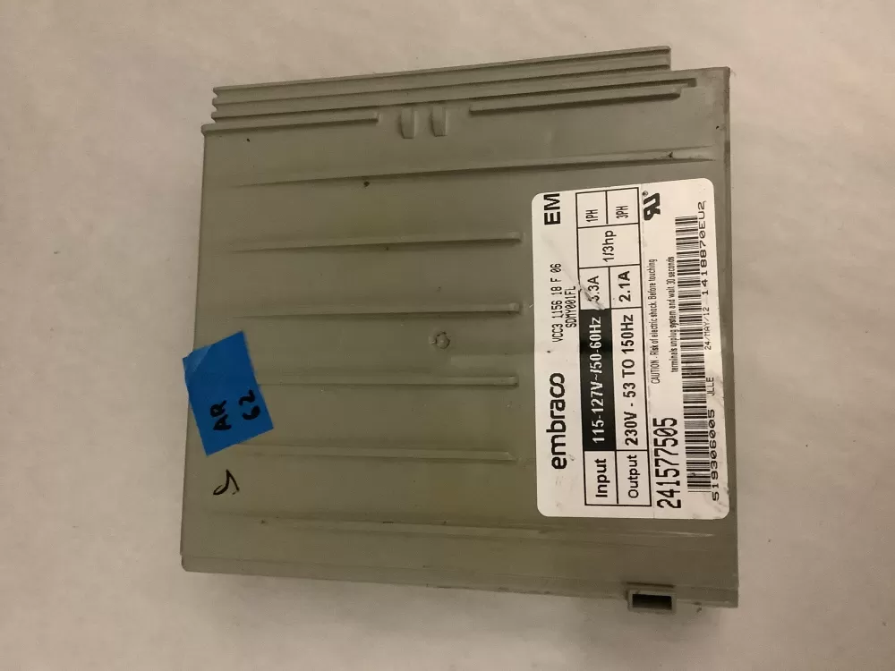 Refrigerator Inverter Board VCC3 1156 QA F 06 241577505 AZ197382 | AR62