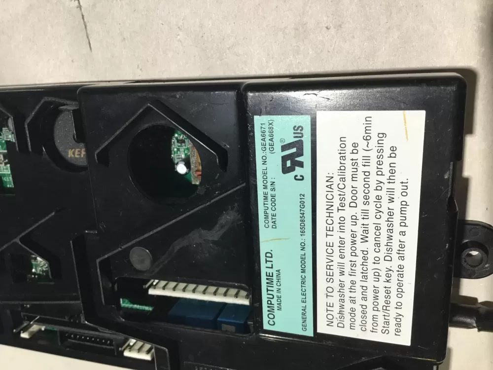 GE WD21X10367 165D8547G012 Dishwasher Control Module AZ155166 | BG2533