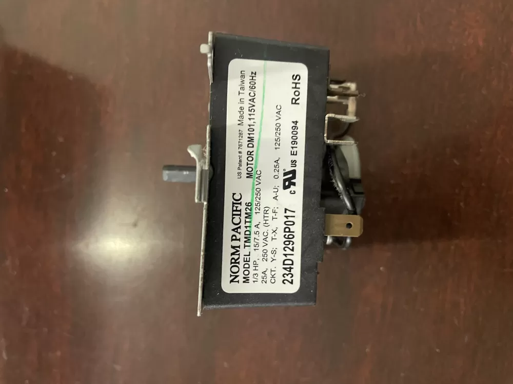 Kenmore  General Electric WE4M521 WE04X22654 PS11721520 234D1296P017 Dryer Timer