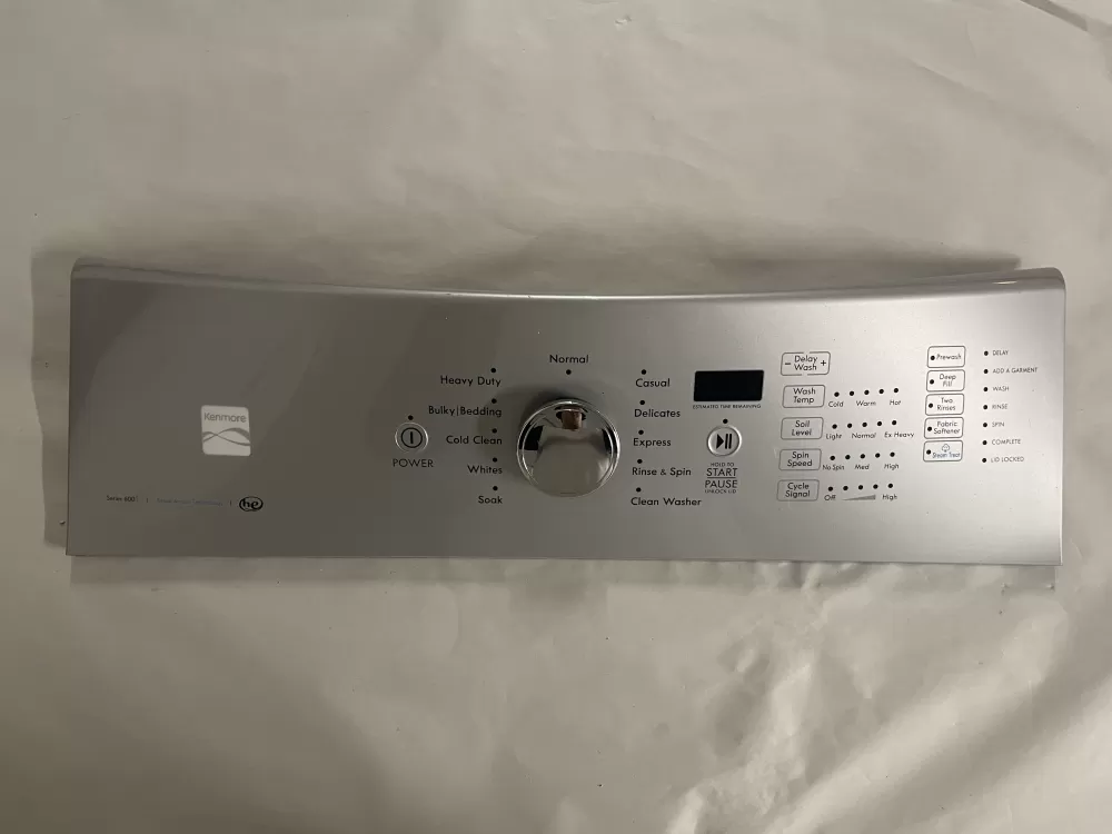 Kenmore  Whirlpool W10643937 W11084074 Washer Control Board Panel