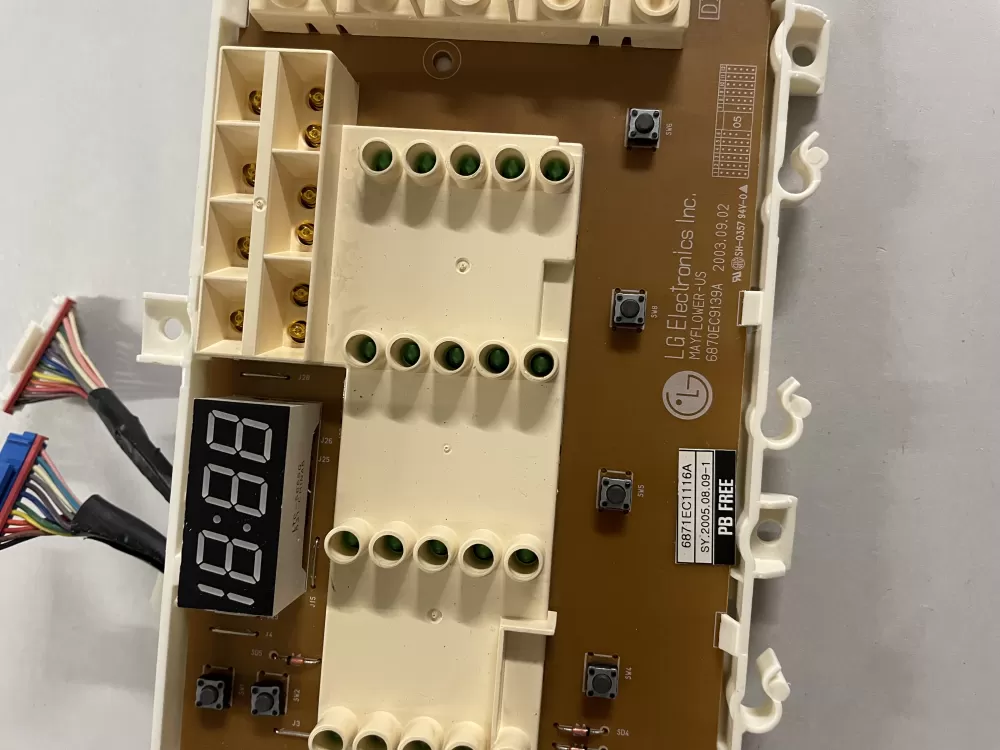 LG 6871EC1116A Washer Control Board AZ134976 | KMV109
