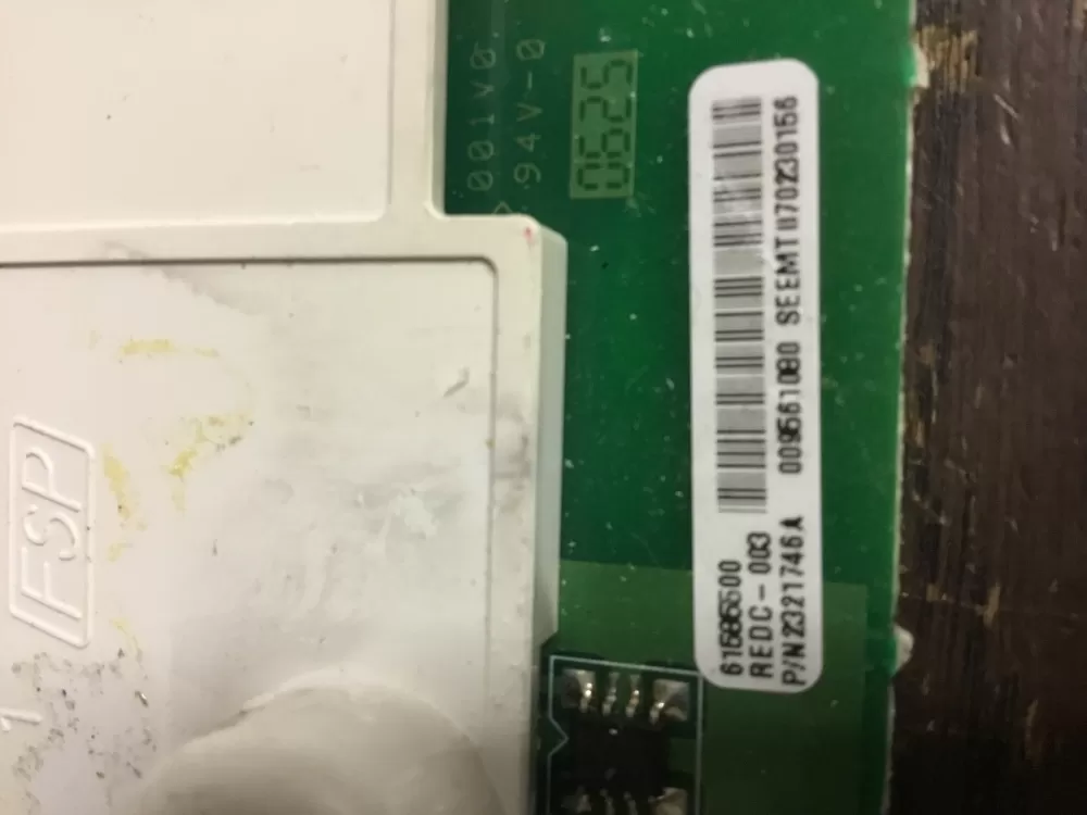 KitchenAid WP2321746 Refrigerator UI Display Control Board AZ24335 | NR5