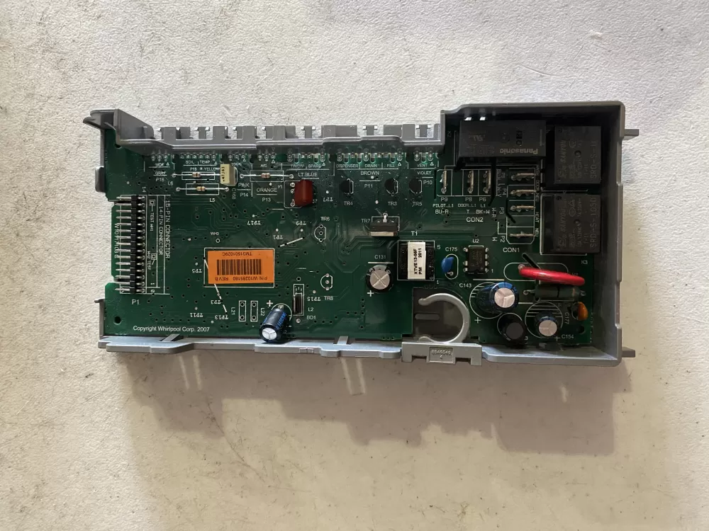 Whirlpool  Maytag  KitchenAid  Kenmore AP6018711 W10130967 W10208673 W10285180 WPW10285180 PS11752013 Dishwasher Control Board