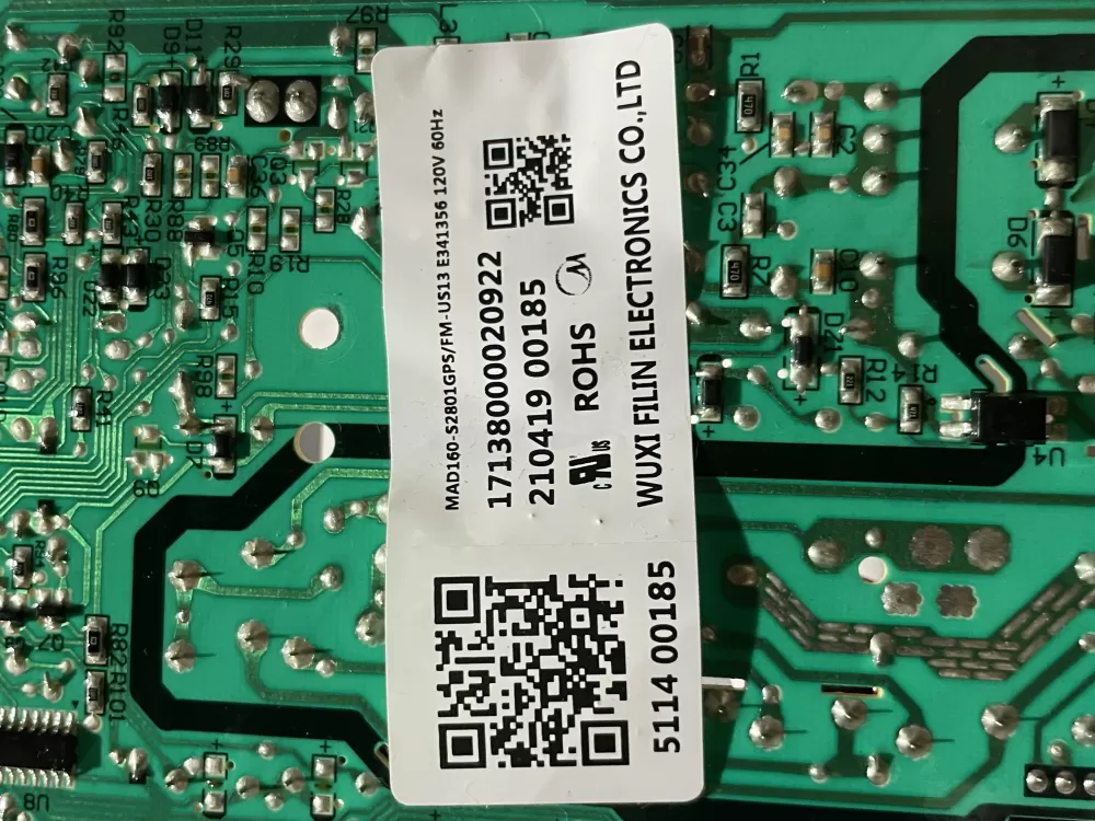 Midea Washer Control Board Part 17138000005670 17138000020922 AZ189275 | Wm834