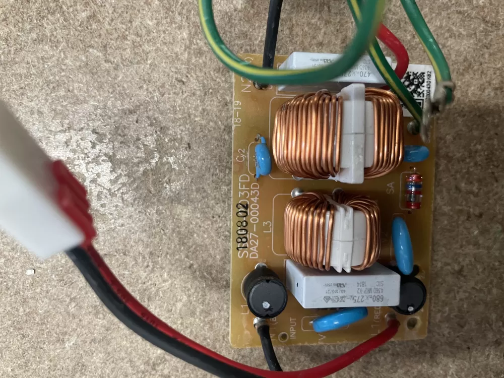 Samsung DA27 00043D Refrigerator Control Board Noise Filter AZ20334 | KM1649