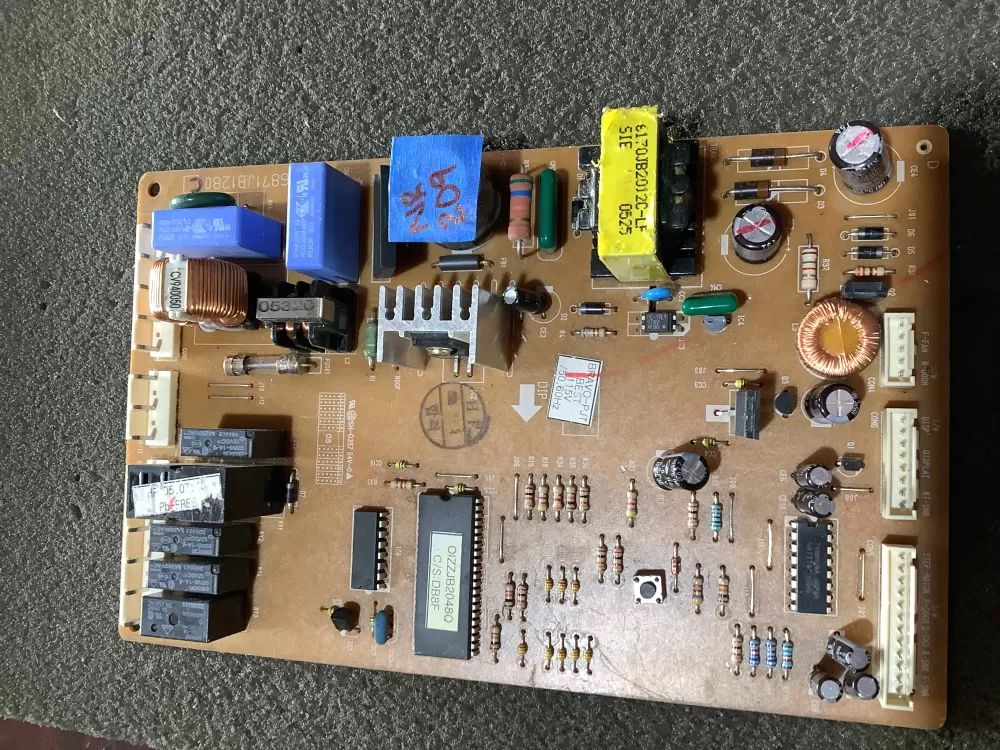 LG 6871JB1280P 6871JB1280C Refrigerator Control Board AZ111680 | NR209