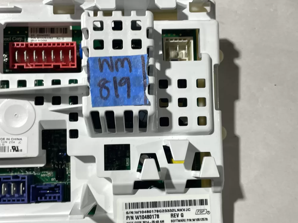 Maytag W10438176 W10445394 W10480178 Washer Control Board AZ104737 | Wm819