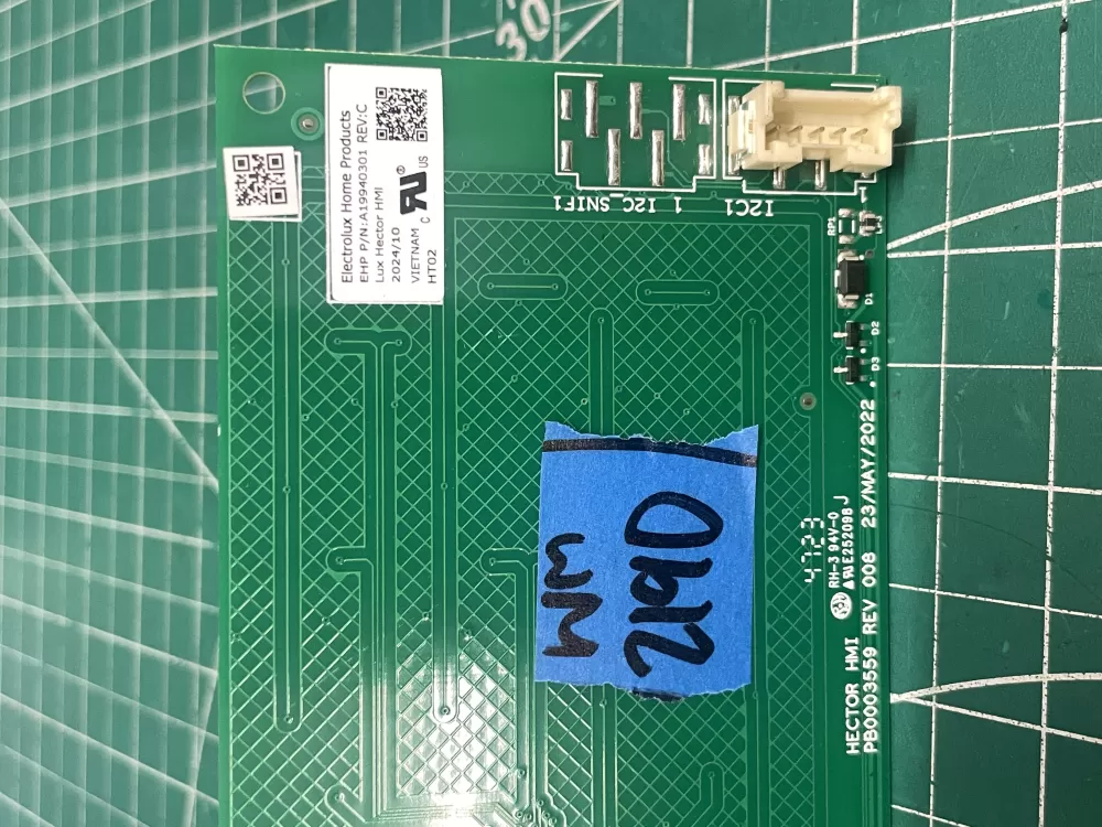 Electrolux A19940301 PB0003559 main control board AZ204007 | Wm2190