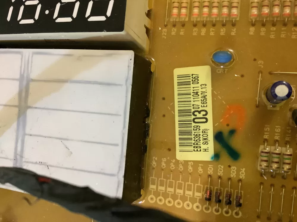 LG EAX61170502 EAX61298601 Ebr62707617 Dryer Control Board AZ193506 | NRV879
