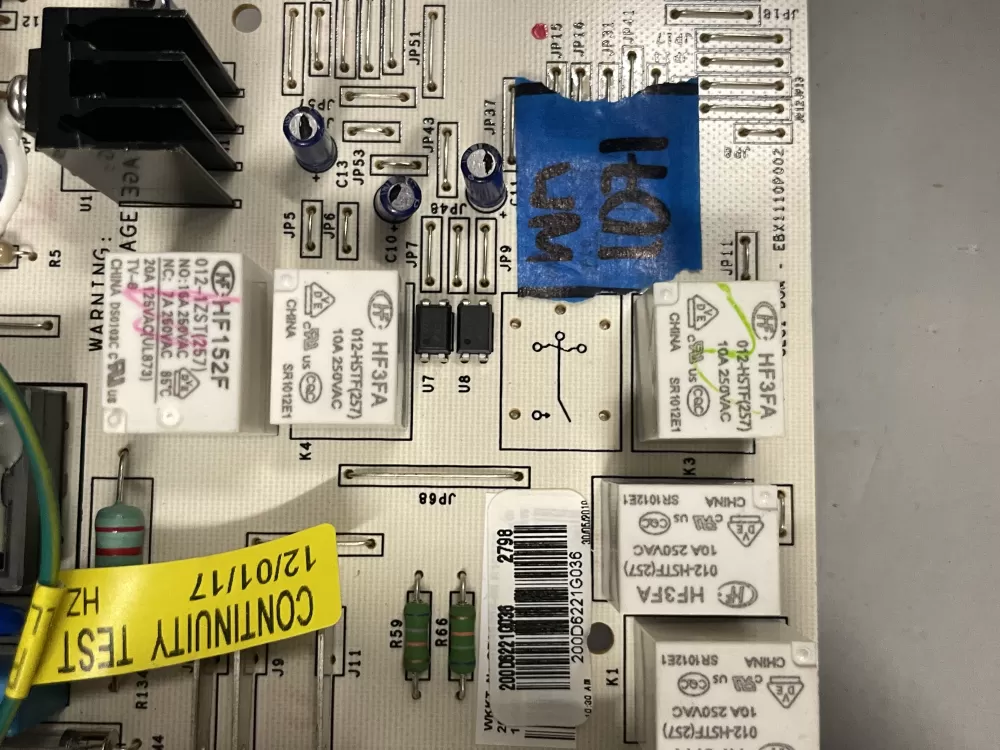 Midea 17131000002821 Freezer Control Board AZ225292 | Wm1071
