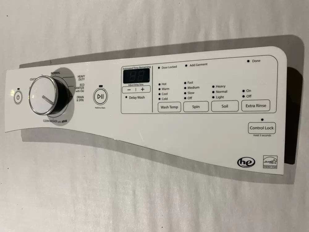 Whirlpool AP6024018 W10433082 W10750475 WPW10750475 PS11757368 Washer Control Panel