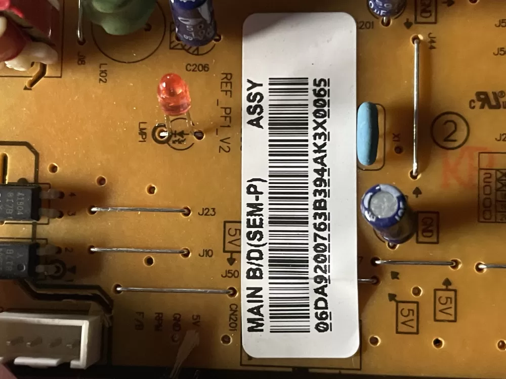 Samsung DA92 00763B Refrigerator Control Board Inverter AZ4691 | WM1429