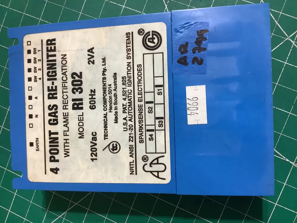 Thermador Jenn-Air RI302 4-Point Gas Re-Igniter AZ215119 | AR2799