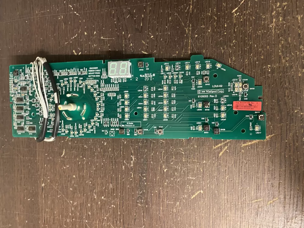 Whirlpool W10297399 W10211353 WPW10297399 Washer Control Board