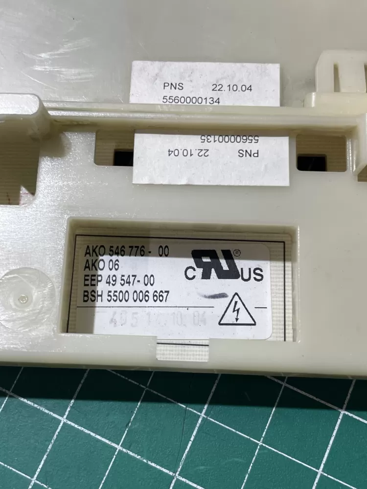 Bosch Main Control Board 00432218 AZ196301 | Wmv886