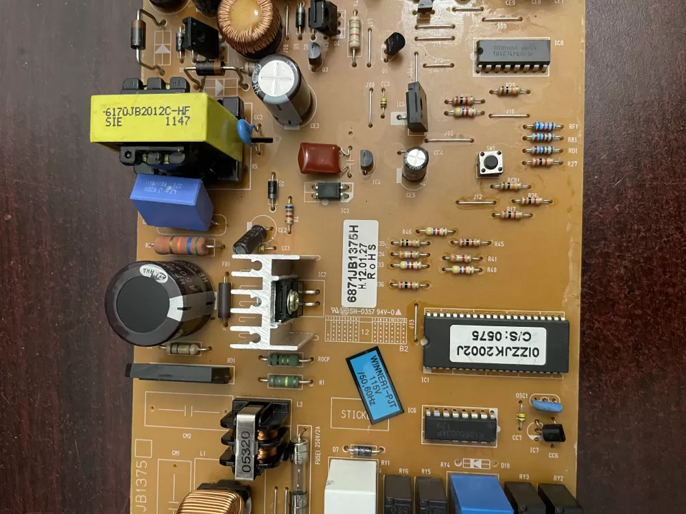 LG Kenmore 6871JB1375D 6871JB1375E Refrigerator Control Board AZ103581 | KM936