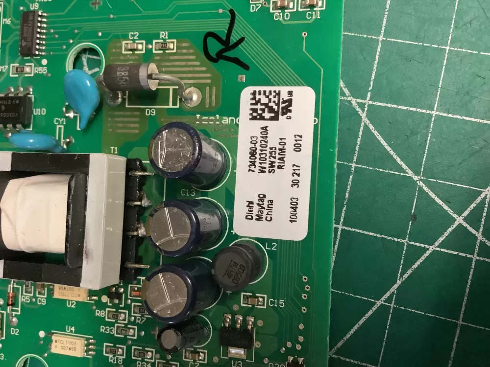 Whirlpool 12920721 W10310240A Refrigerator Control Board AZ209492 | AR1585