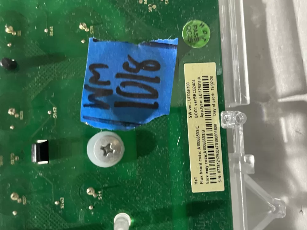 Electrolux A10066503 Main Control Board AZ192459 | Wm1018