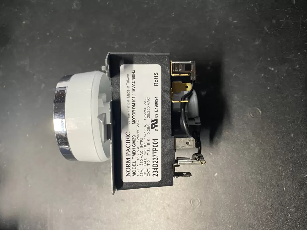 General Electric AP6027534 WE04X24551 PS11759041 234D2377P001 Dryer Timer