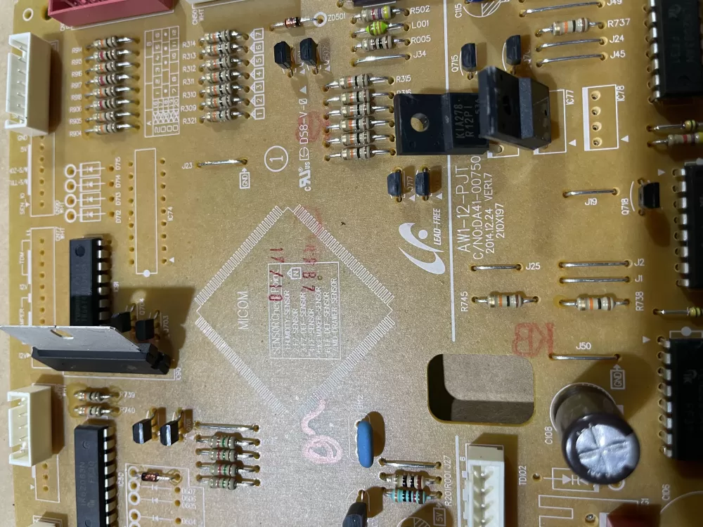 Samsung DA92 00384J DA9200384J Refrigerator Control Board AZ117868 | KM2176