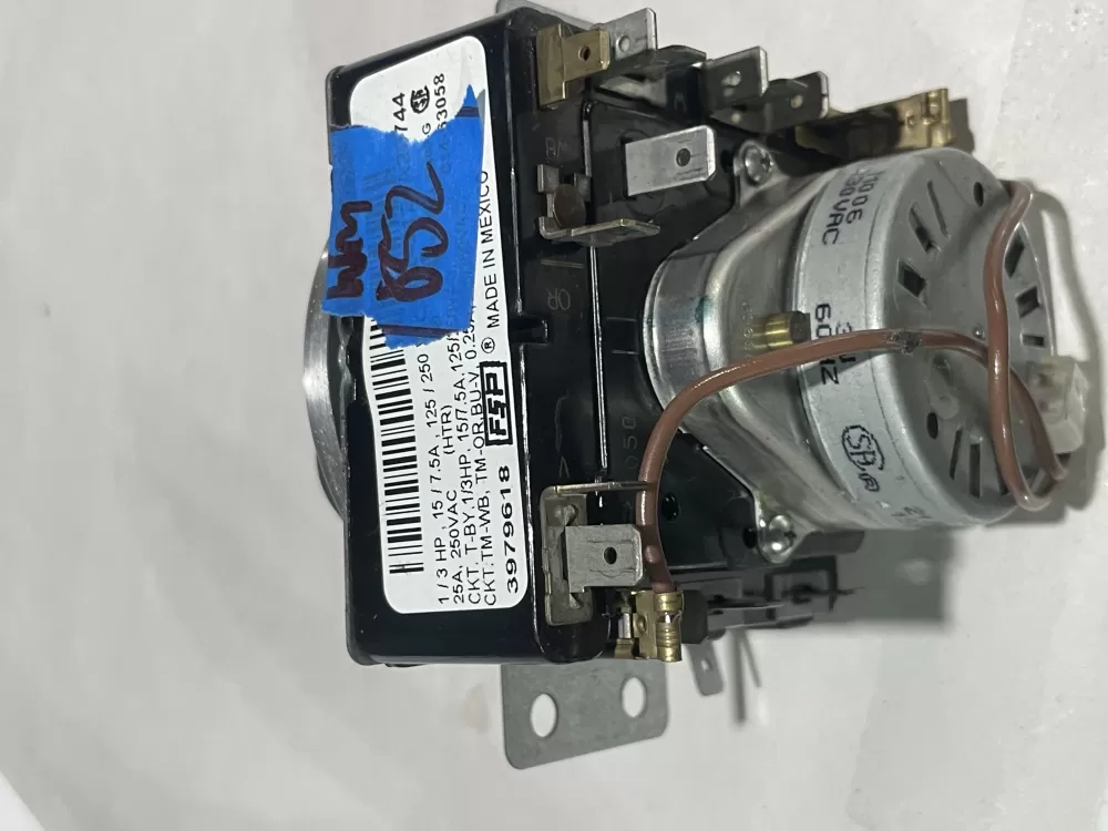 Whirlpool Amana Admiral AP6009056 3979618 3979618R Dryer Timer AZ152029 | Wm852