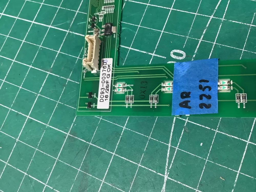 Samsung DC92-01607J DC94-06643A Dryer UI Control Board AZ193164 | AR2251