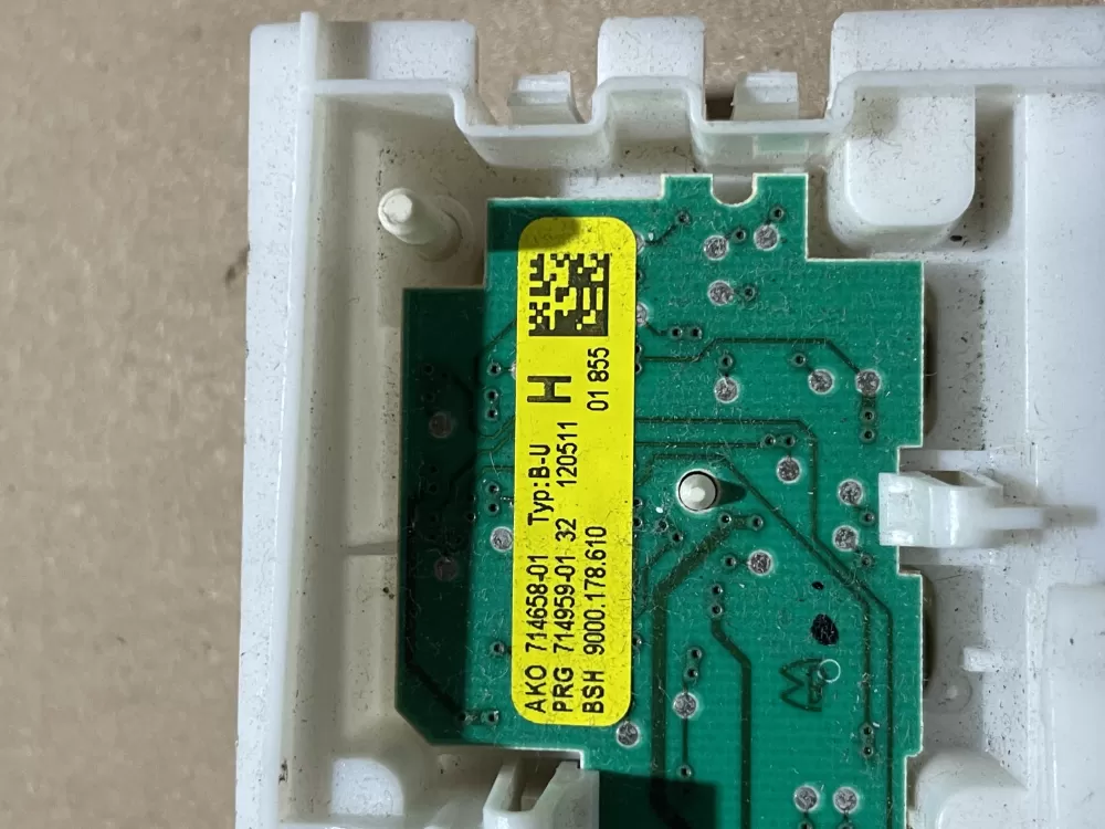 Bosch 714658-01 9000178610 Dishwasher Control Board AZ84742 | W108