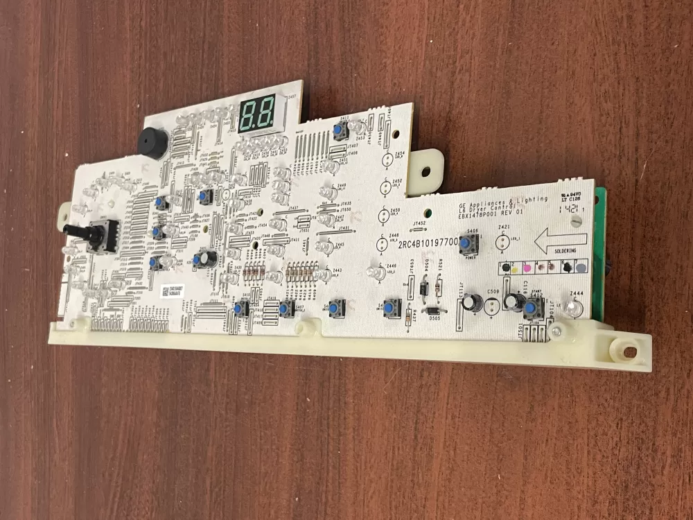GE 234D1504G007 WE4M551 Dryer Control Board AZ30409 | WM330