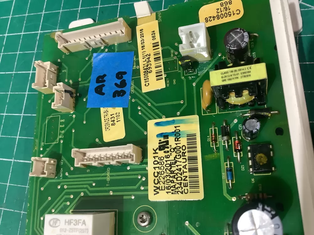 GE Hotpoint WCC101K Washer Control Board AZ190278 | AR369