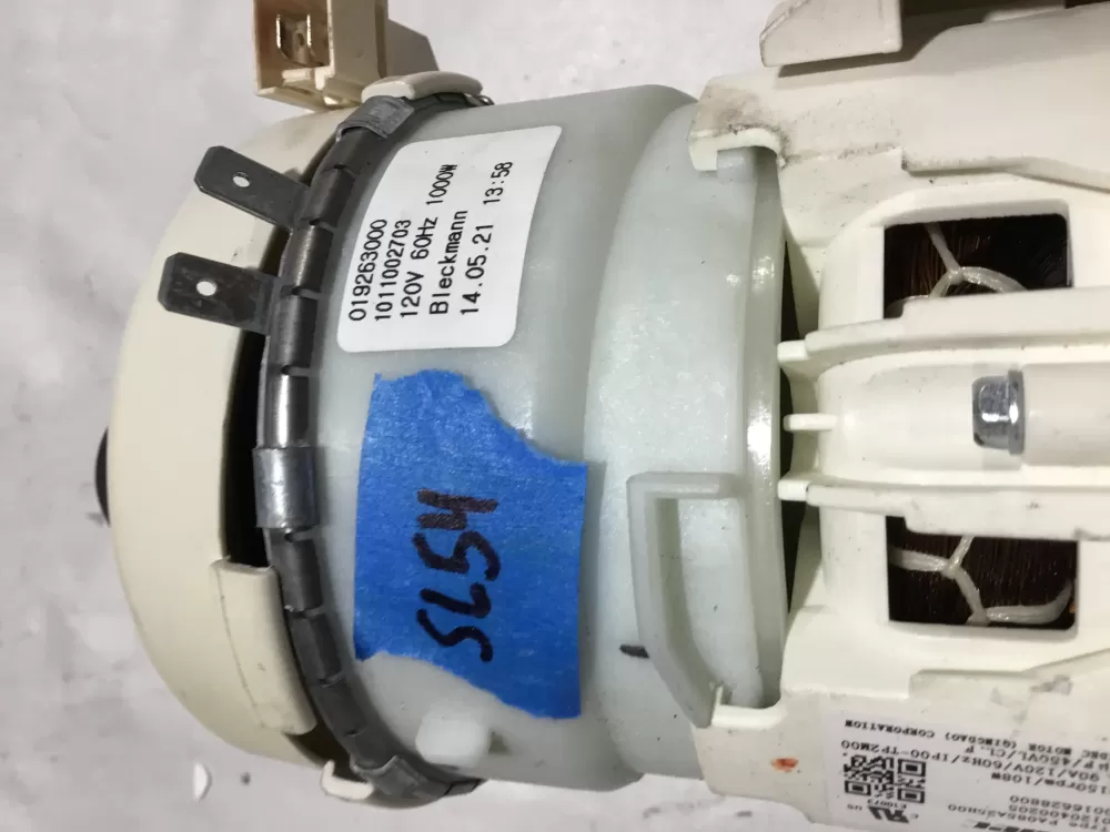 GE 019263000 Dishwasher Pump Assembly AZ98355 | Sl54