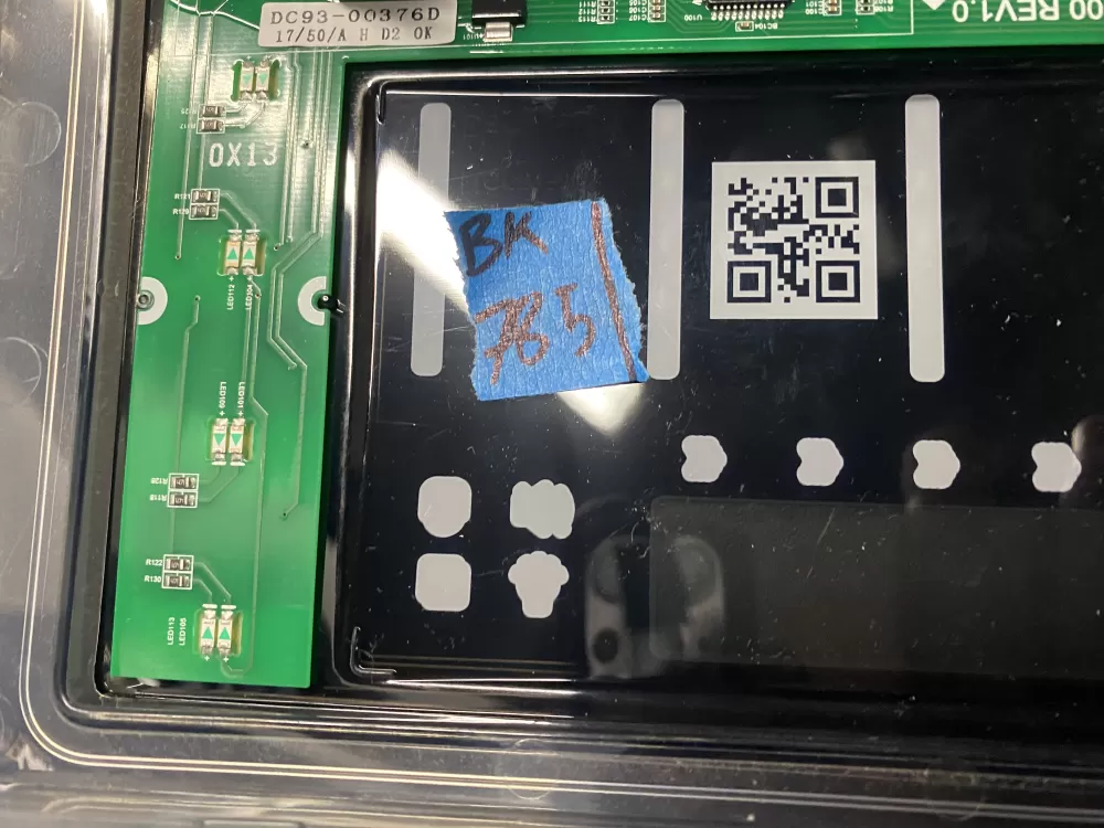 Samsung DC93 00376D Washer Control Board AZ18559 | BK785