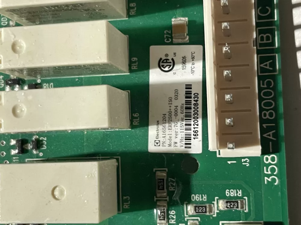 Frigidaire A16561204 Refrigerator Board AZ189414 | Wm667