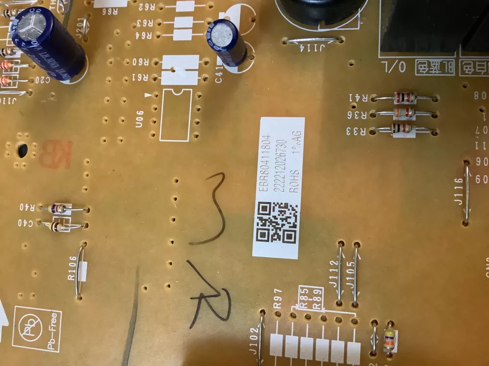 LG Kenmore EBR80411804 Microwave Control Board Panel AZ220562 | NR2074