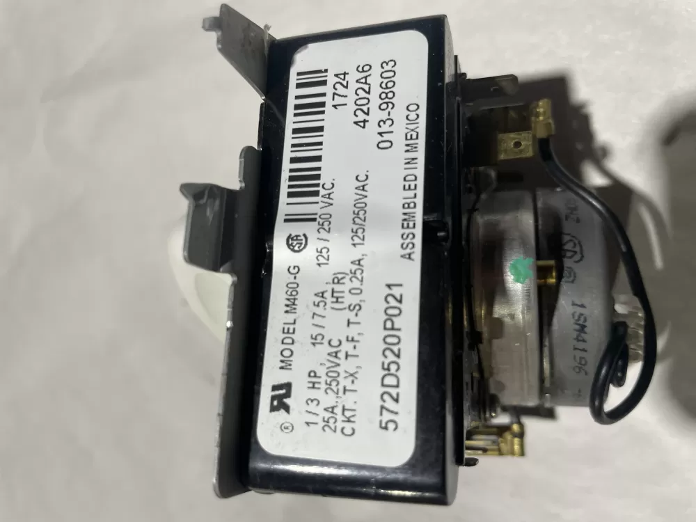 GE 572D520P021 WE4M271 Dryer Timer AZ112541 | Wm481
